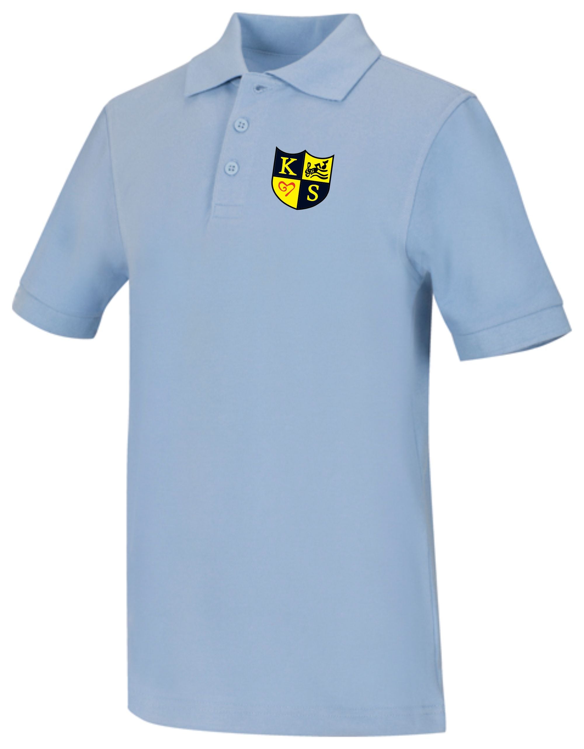 Yellow school shop polo t shirts
